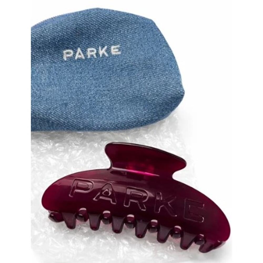 PARKE | NWT |  Back to School Claw Clip | Maroon Red